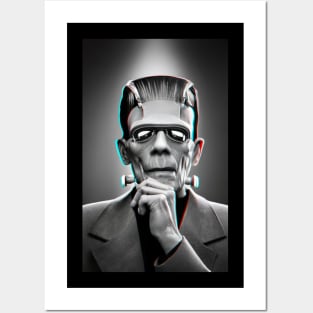 Frankenstein looking cool as all get out Posters and Art